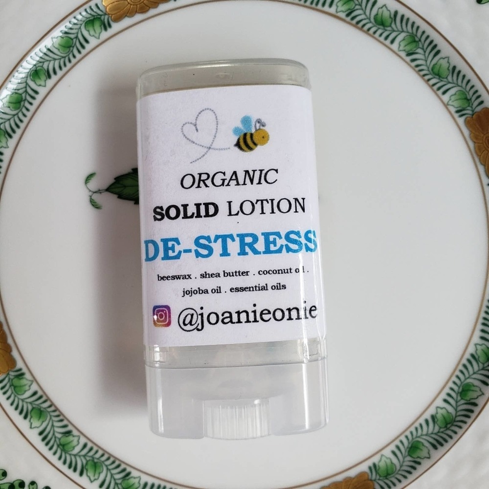 Solid Lotion Bar DE-STRESS Organic Hand Crafted Eczema Relief - Picture 5 of 9